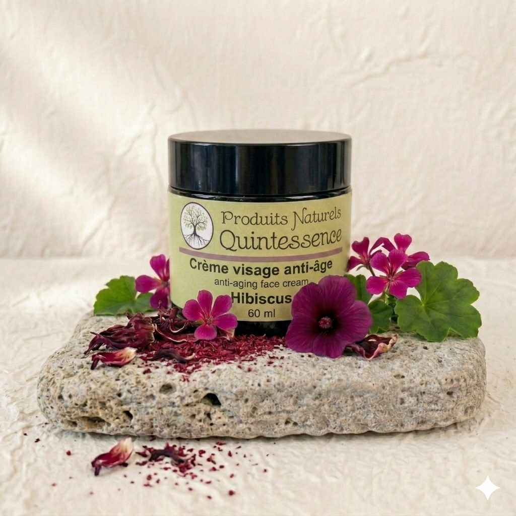 Crème visage anti-âge - Hibiscus