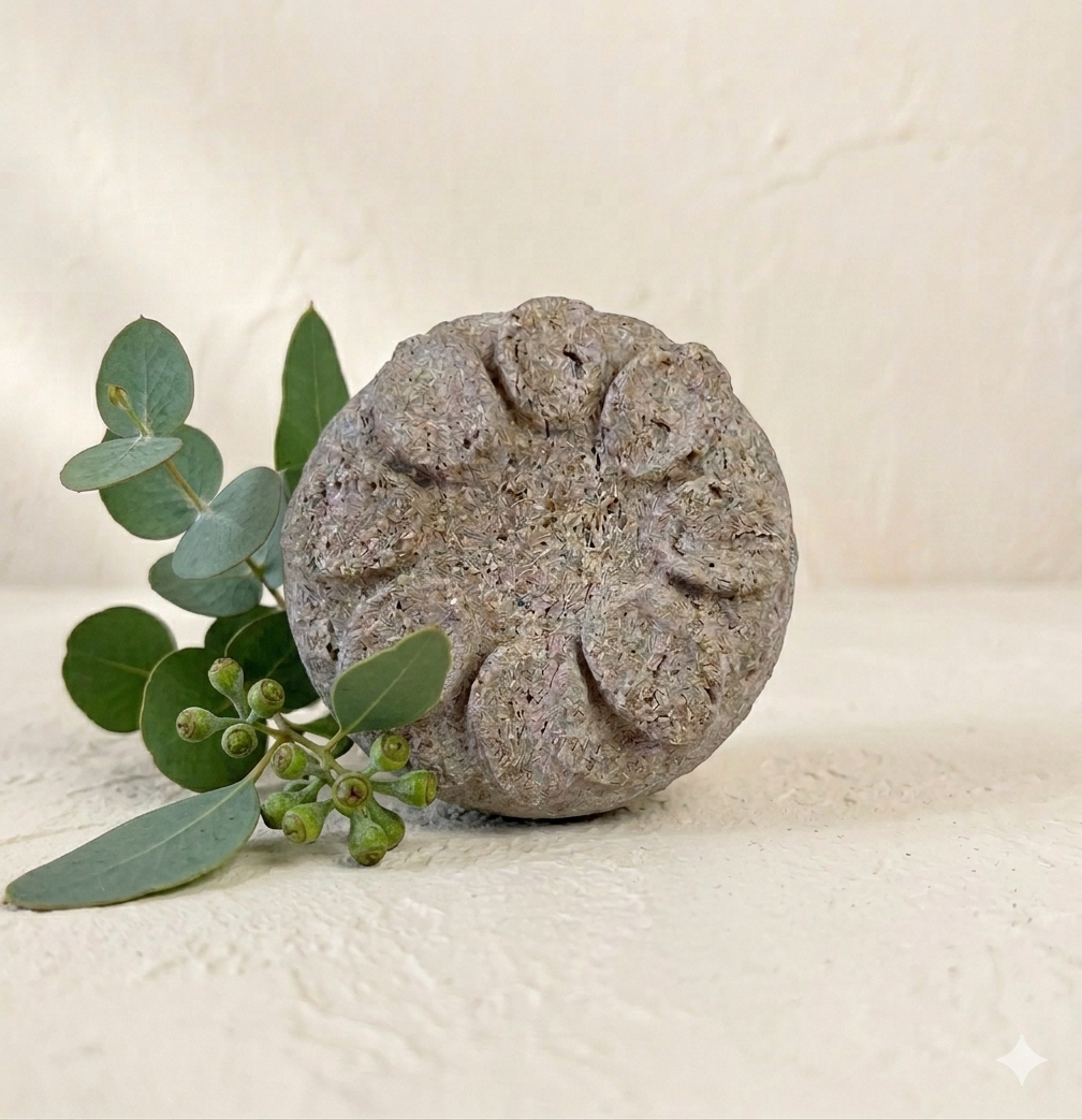Shampooing en barre argile-eucalyptus - Cheveux normaux à gras