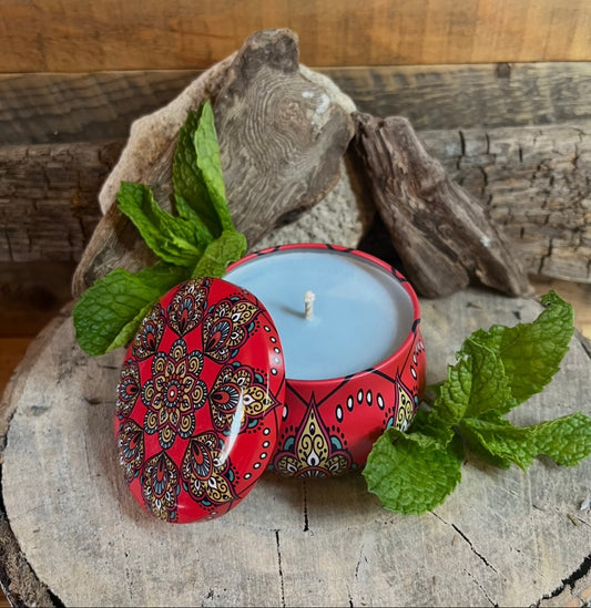 Bougie cire de soja - Eucalyptus & Menthe