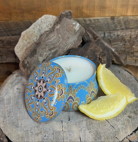 Bougie cire de soja - Eucalyptus & citron
