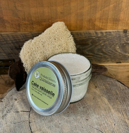 Cake vaisselle en pot & éponge luffa